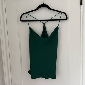 Deluc Forest Green Camisole Top